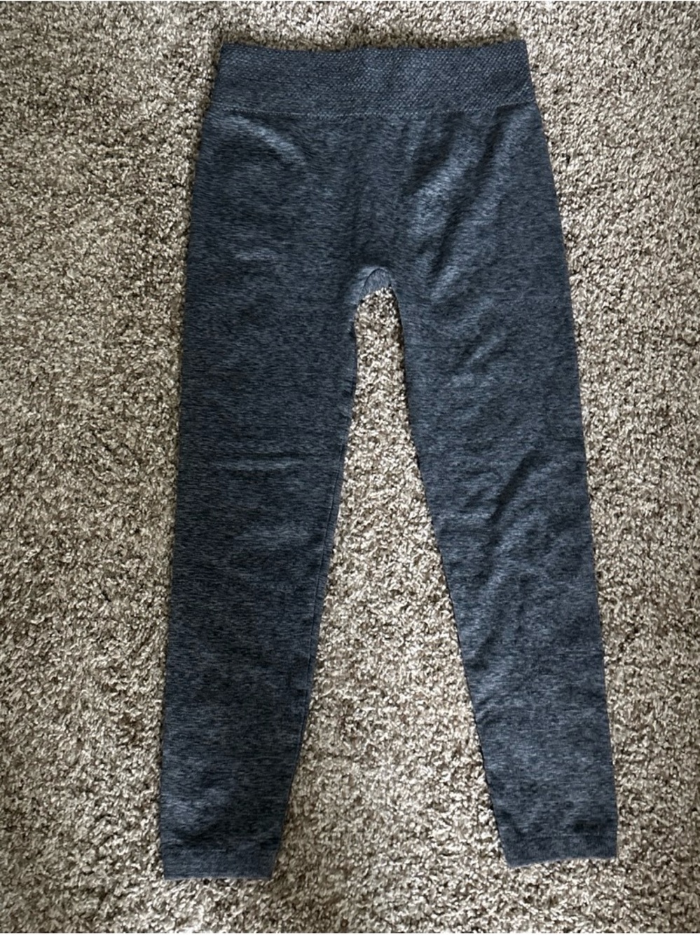 Maternity Capri Gray Knit Leggings